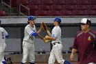 Baseball vs Salisbury  Wheaton College Baseball takes on Salisbury University in game two of the NCAA D3 College World Series at Veterans Memorial Stadium in Cedar Rapids, Iowa. - Photo By: KEITH NORDSTROM : Wheaton Basball, NCAA, Baseball, World Series